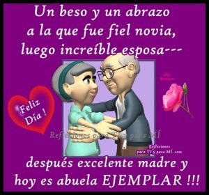 ancianos beso